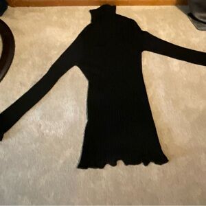 Free People Black Knit Sweater